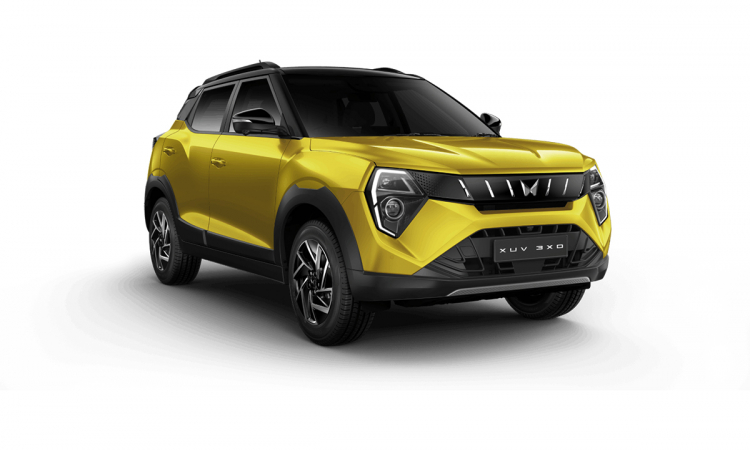 Mahindra XUV 3XO Citrine Yellow Black