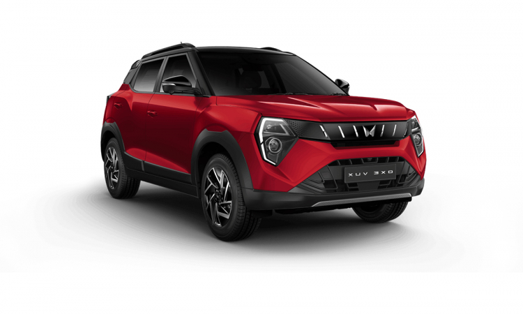 Mahindra XUV 3XO Tango Red Black