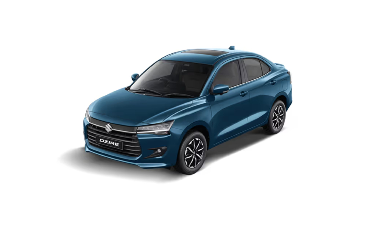 New Maruti Suzuki 2025  Dzire Alluring Blue