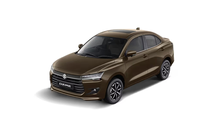New Maruti Suzuki 2025  Dzire Nutmeg Brown
