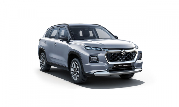 Maruti Suzuki Grand Vitara Splendid Silver Midnight Black