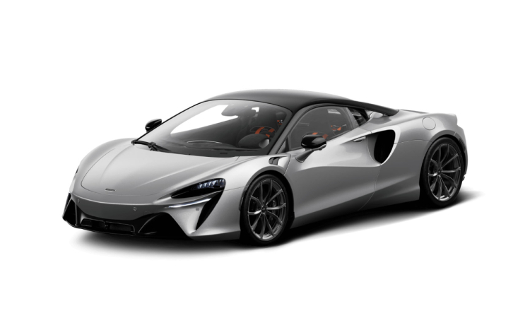 McLaren Artura Silica White