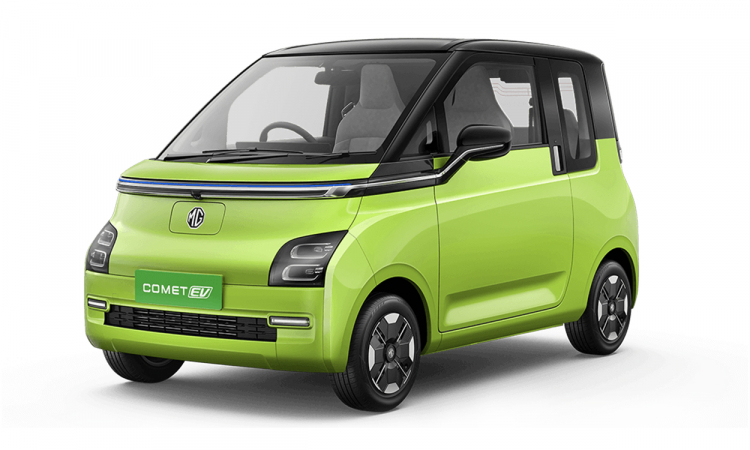MG Comet EV Apple Green / Starry Black