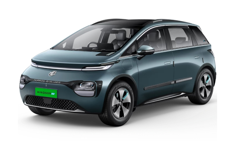 MG Windsor EV Turquoise Green