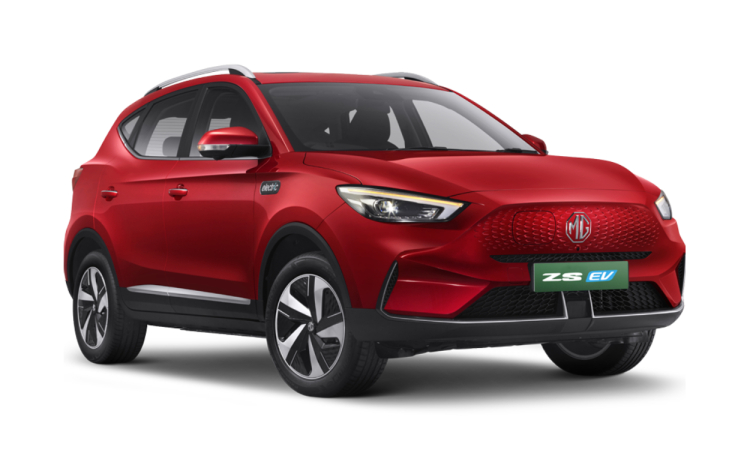 MG ZS EV Glaze Red