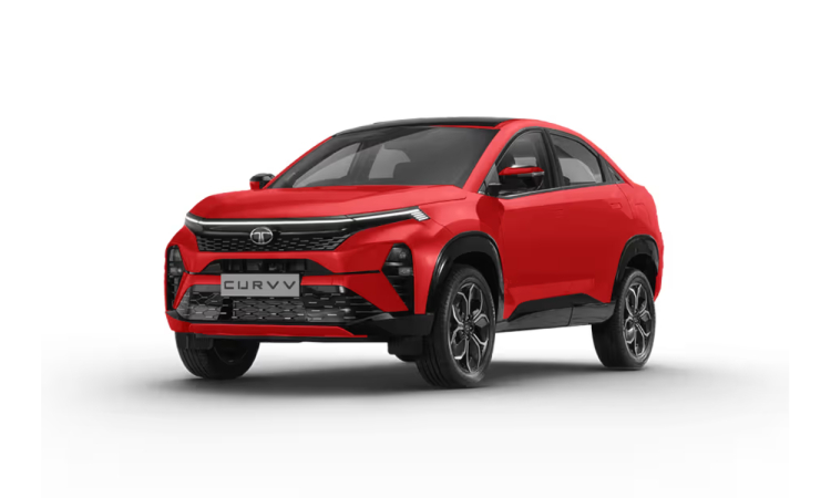 Tata Curvv Flame Red