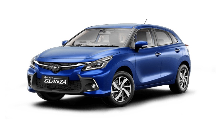 Toyota Glanza Insta Blue