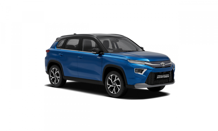 Toyota Urban Cruiser Hyryder Speedy Blue X Midnight Black