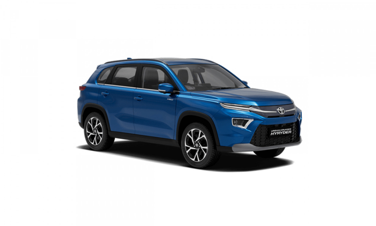 Toyota Urban Cruiser Hyryder Speedy Blue